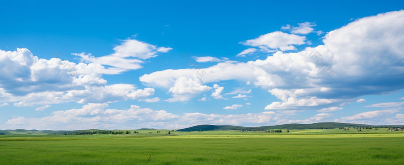 壮丽蓝天白云下的草原,高清,摄影图,摄影图片,图片大全,摄影图免费下载